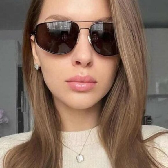 Bottega Veneta Women Sunglasses Black Grey Pilot BV1125S 001 BRAND NEW main image 6